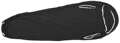 Warmpeace VLOŽKA DO SPACÁKU MERINO 180 cm black Warmpeace VLOŽKA DO SPACÁKU MERINO 180 cm black