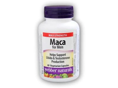 Webber Naturals Maca for Men 60 kapslí Webber Naturals Maca for Men 60 kapslí