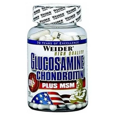 Weider Glucosamine Chondroitin+MSM 120 kapslí (VÝPRODEJ)