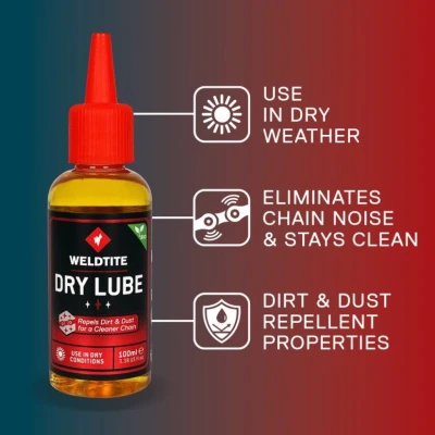 Weldtite na řetěz TF2 Plus DRY Teflon 100ML olej