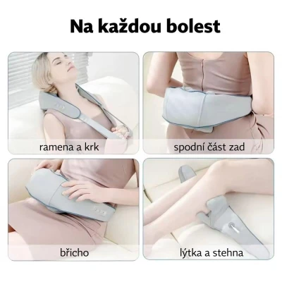 Wellife Masážní límec na krk a ramena NECKY ZC-318 mini S