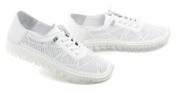 Wild 016698 biele dámske poltopánky