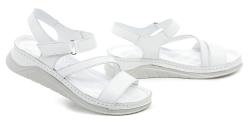 Wild 022056102B2 biele dámske sandále na klinu