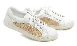 Wild 0311972808571A bielo béžové dámske poltopánky