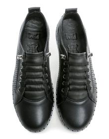 Wild 064-6019-B2 čierne dámske poltopánky