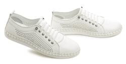 Wild 0646019B2 biele dámske poltopánky