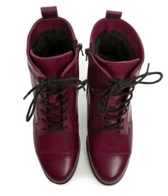 Wild 07746498-B2 bordó dámske zimné topánky