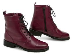 Wild 07746498-B2 bordó dámske zimné topánky