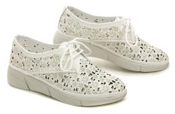 Wild 16162788B2 bílé dámské polobotky