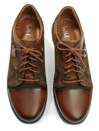 Wild 178925A hnědé pánské polobotky
