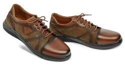 Wild 178925A hnědé pánské polobotky