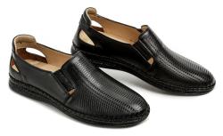 Wild 17985028A černé pánské mokasíny