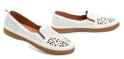 Wild 207V10135 bílé dámské mokasíny