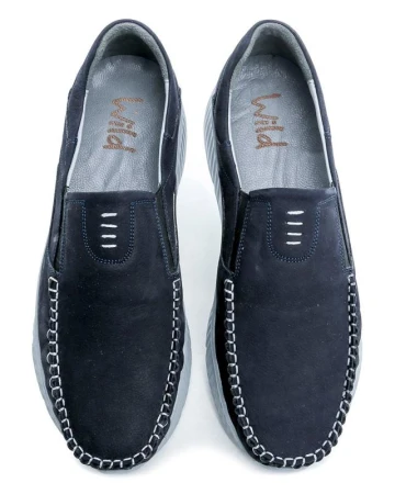 Wild 720 navy pánské mokasíny