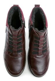 Wild R732-00 bordó dámske zimné topánky