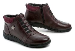 Wild R732-00 bordó dámske zimné topánky