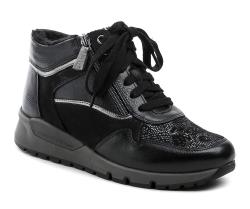 Wild R742-15 čierne dámske zimné topánky