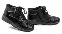 Wild R742-15 čierne dámske zimné topánky