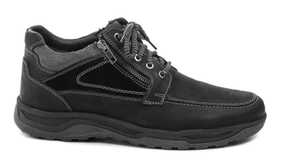 Wild W112 05 černé pánské zimní polobotky