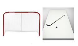 WINNWELL 54" hokejová bránka + Sport365 strelecká doska 200x100x0,2 cm