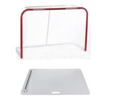 Winnwell 72" bránka - užšia konštrukcia + Merco Shooting Pad Rebounder doska s nahrávačom