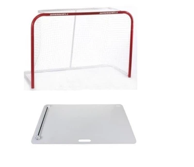 Winnwell 72" branka - užší konstrukce + Merco Shooting Pad Rebounder deska s nahrávačem