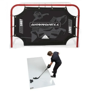 Winnwell 72" branka - užší + Winnwell Roll-Up (3000x1200x3mm) deska + WINNWELL 72 střelecká plachta Winnwell 72" branka - užší + Winnwell Roll-Up (3000x1200x3mm) deska + WINNWELL 72 střelecká plachta