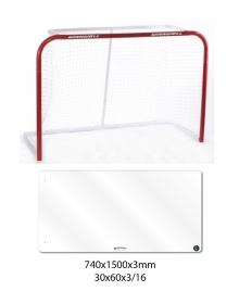 Winnwell 72 branka - užší konstrukce + Hockey Revolution My Shoot Pad 150x75x3 cm