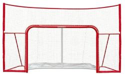 Winnwell 72 ProForm branka s postranní sítí + Hockey Revolution Hockey Tiles puzzle (18 ks)