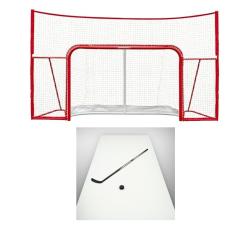 Winnwell 72 ProForm bránka s bočnou sieťou + WINNWELL Shooting Pad Extreme Roll Up 300x150x0,3 cm Winnwell 72 ProForm bránka s bočnou sieťou + WINNWELL Shooting Pad Extreme Roll Up 300x150x0,3 cm