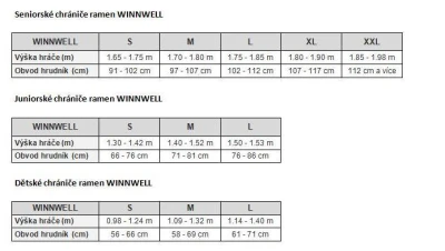 Winnwell AMP700 2018 JR juniorské ramena