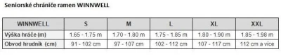 Winnwell AMP700 2018 SR pánské ramena