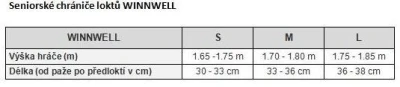 Winnwell Classic Hard SR seniorské lokty