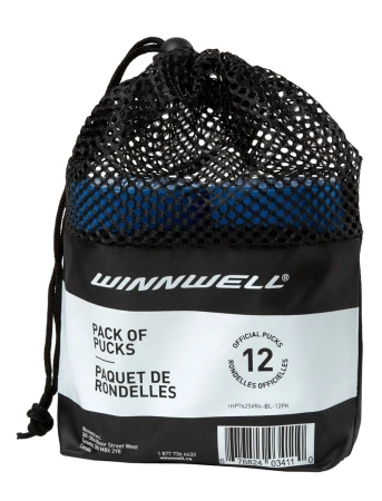 Winnwell Hokejový puk modrý JR odlehčený (12ks)