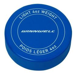 Winnwell Hokejový puk modrý JR odľahčený s logom IBA modrá (VÝPREDAJ)