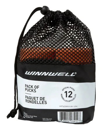 Winnwell Hokejový puk oranžový těžký (12ks)