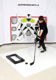 WINNWELL Shooting Pad Extreme střelecká deska + Winnwell 4-Way Passing Aid nahrávač