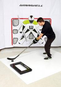 WINNWELL Shooting Pad Extreme střelecká deska + Winnwell 4-Way Passing Aid nahrávač