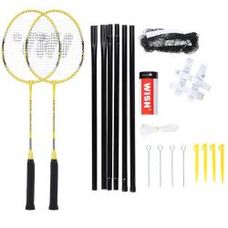 WISH Sada rakiet na badminton Alumtec 4466, žltá