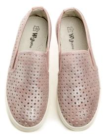 Wojtylko 1029 růžové dívčí mokasíny