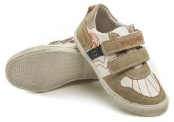 Wojtylko 1617 béžové dětské polobotky