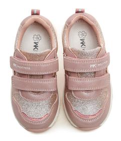 Wojtylko 1A26389a růžové dívčí polobotky