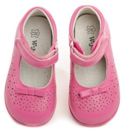 Wojtylko 1BA1288 růžové dívčí střevíčky