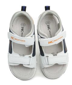 Wojtylko 1S25398B bílo modré dětské sandály