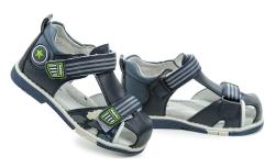 Wojtylko 1S40421 modro zelené sandáliky