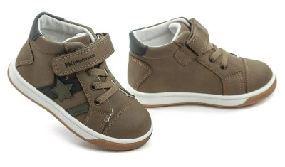 Wojtylko 1T26083 khaki chlapecké polobotky