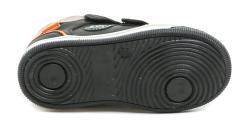 Wojtylko 1T26396 černo oranžové chlapecké polobotky