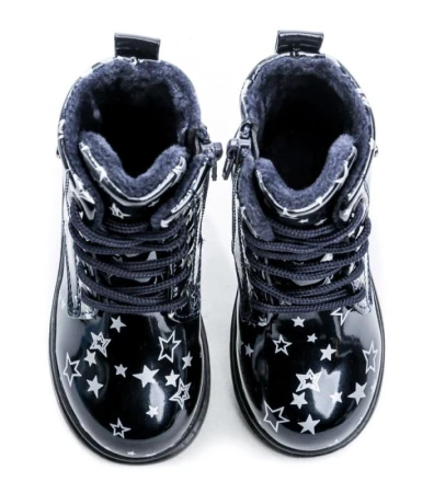 Wojtylko 1Z23007 modré dětské zimní boty