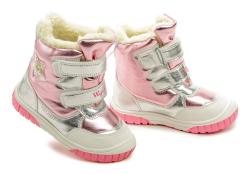 Wojtylko 1Z23030 růžové dětské zimní boty
