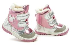 Wojtylko 1Z24099 růžové dětské zimní boty